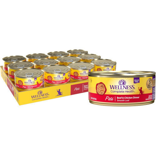 (新包裝 升級版) Wellness Complete Health 3oz [CHS7] Pate Beef & Chicken Dinner 牛肉拼雞肉 全方位肉醬 主食罐 (8955) 